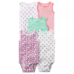 Carter's - 5-Pack Sleeveless Original Bodysuits